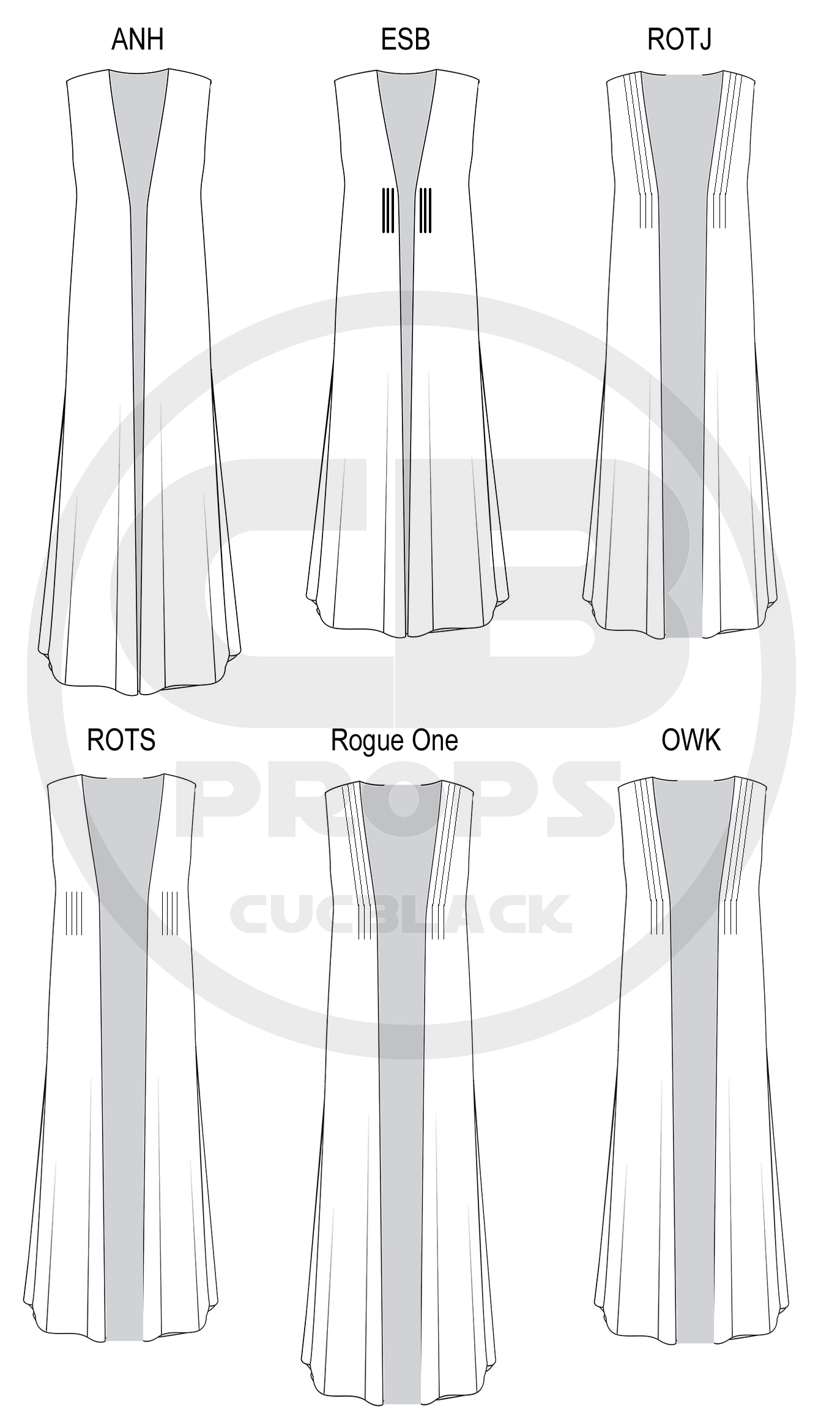 Darth Vader Tabard - Star Wars - Costume Prop Replica - Image 6