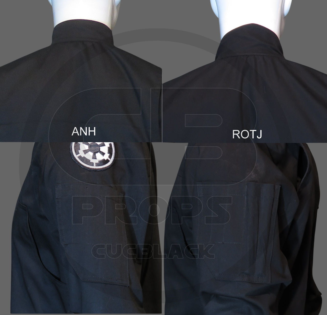 Tie Pilot Flight Suit - Star Wars - Costume Prop Replica - Image 8