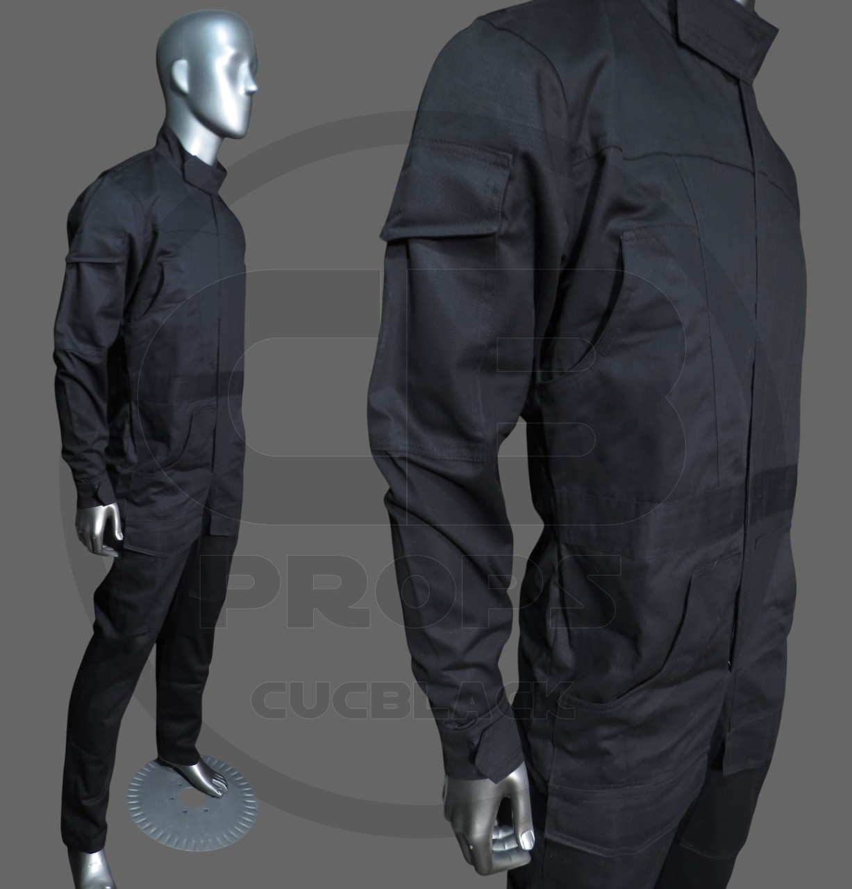 Tie Pilot Flight Suit - Star Wars - Costume Prop Replica - Image 3