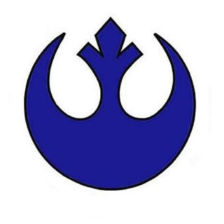 Rebel Emblem Vinyl Decal - Star Wars - Costume Prop Replica