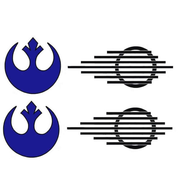 Rebel Helmet Emblem Vinyl Decal - Star Wars - Costume Prop Replica (Copy)