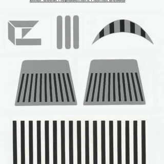 Scout Trooper Helmet Vinyl Decal - Star Wars - Costume Prop Replica