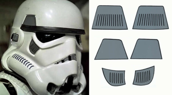 Stormtrooper Helmet Vinyl Decal - Star Wars - Costume Prop Replica - Image 2