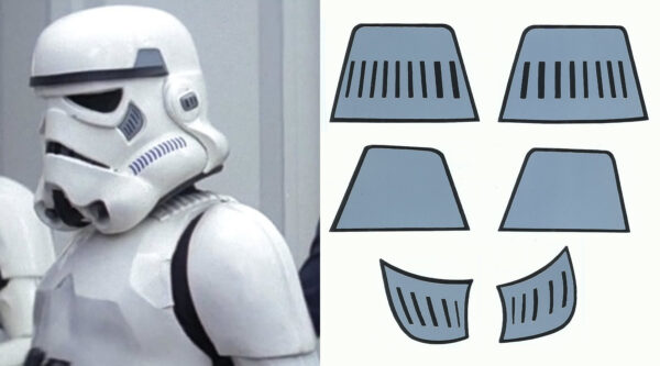 Stormtrooper Helmet Vinyl Decal - Star Wars - Costume Prop Replica - Image 5