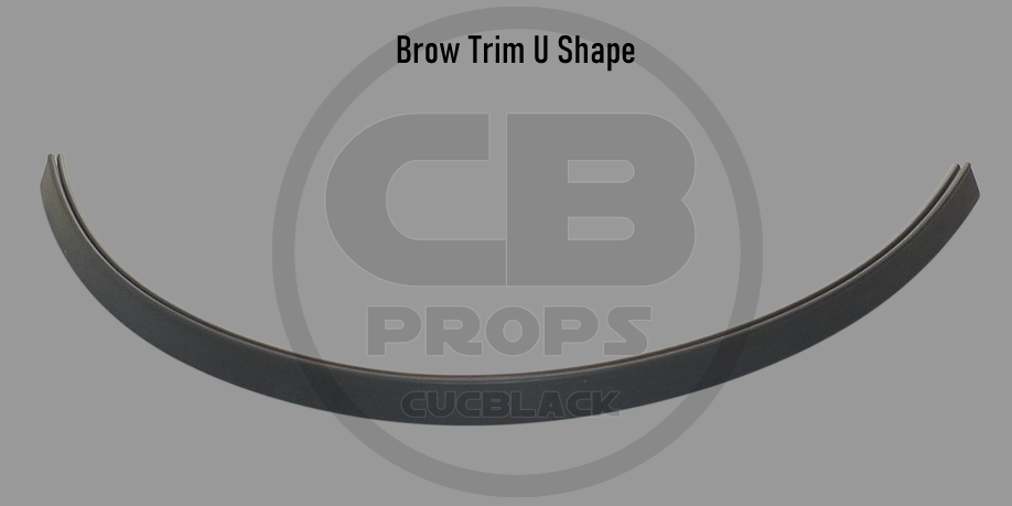 Stormtrooper Rubber Brow Trim - Star Wars - Costume Prop Replica - Image 2