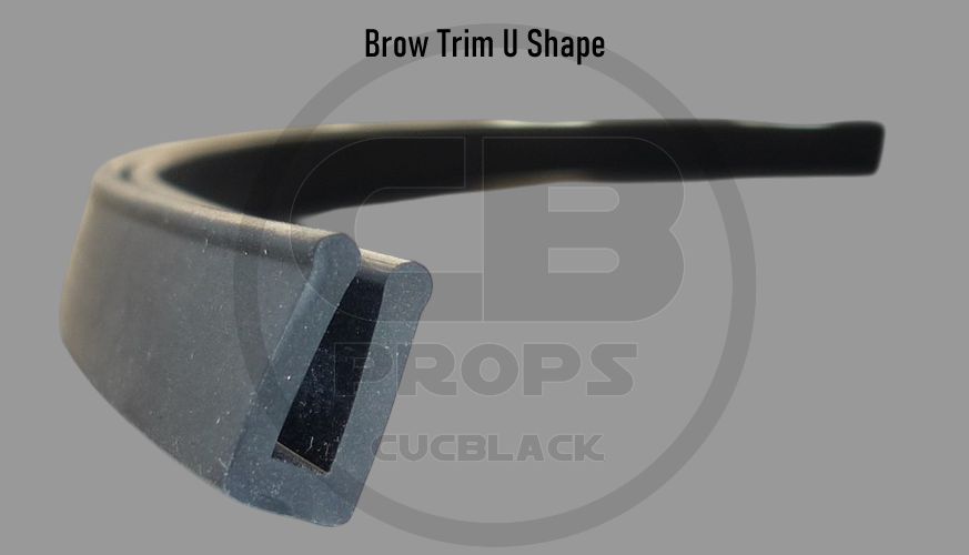 Stormtrooper Rubber Brow Trim - Star Wars - Costume Prop Replica - Image 3