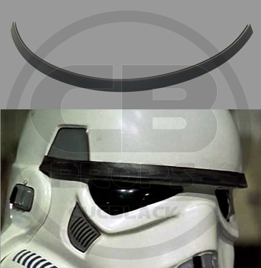 Stormtrooper Rubber Brow Trim - Star Wars - Costume Prop Replica